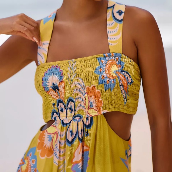 ❤️SOLD❤️ NWTS ANTHROPOLOGIE BANDEAU MINI DRESS (L) - Picture 4 of 12